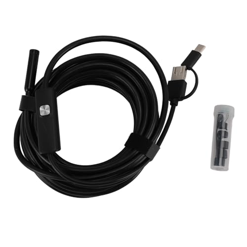 USB C -Endoskopkamera mit einstellbarem LED -Licht 8mm 1200p Boorscope mit Schlangenkamera IP68 Wasserfestes USB -Inspektionskamera