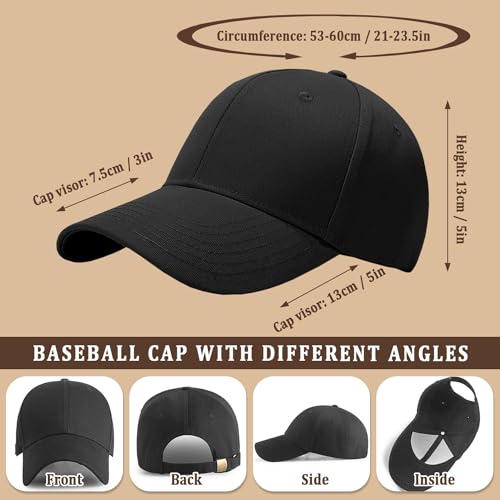 Gorra de béisbol unisex algodón ajustable miniatura 2