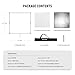 NEEWER Light Diffusion Panel Scrim Kit with Silver/White Reflector Film 30