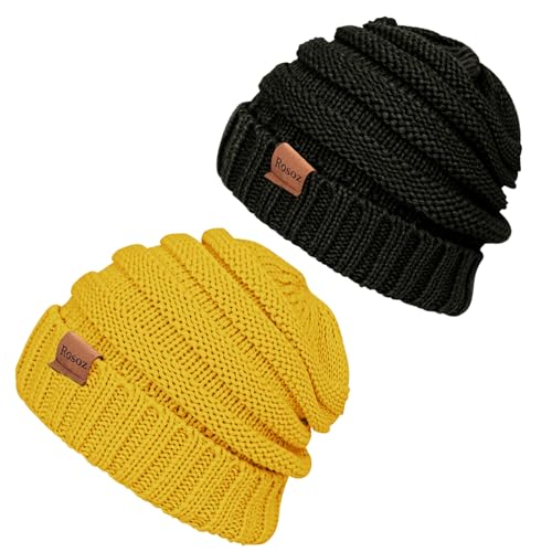 Rosoz Womens Beanies for Winter Slouchy Beanies...