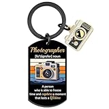 UYBEPU Camera Keychain Photographer Gifts for Men Photography Cool Gifts for Photographers Men Must Haves Photography Accessories for Car Backpack