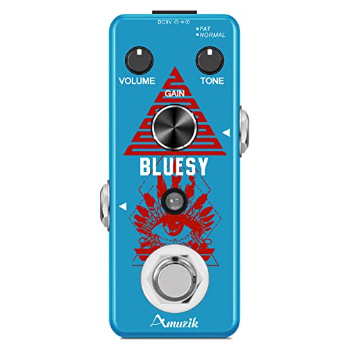 Blues Driver Bluesy Overdrive Blue King Foot Operated Effecter Wide Frequency Range Natural Tone...