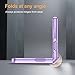 for Samsung Z Flip 4 Case: [Full Cover Hinge Protection] Slim Phone Case with Built-in Screen Protection Metal Volume Key Protection Wireless Charging for Galaxy Z Flip 4 5G(2022) (Purple)
