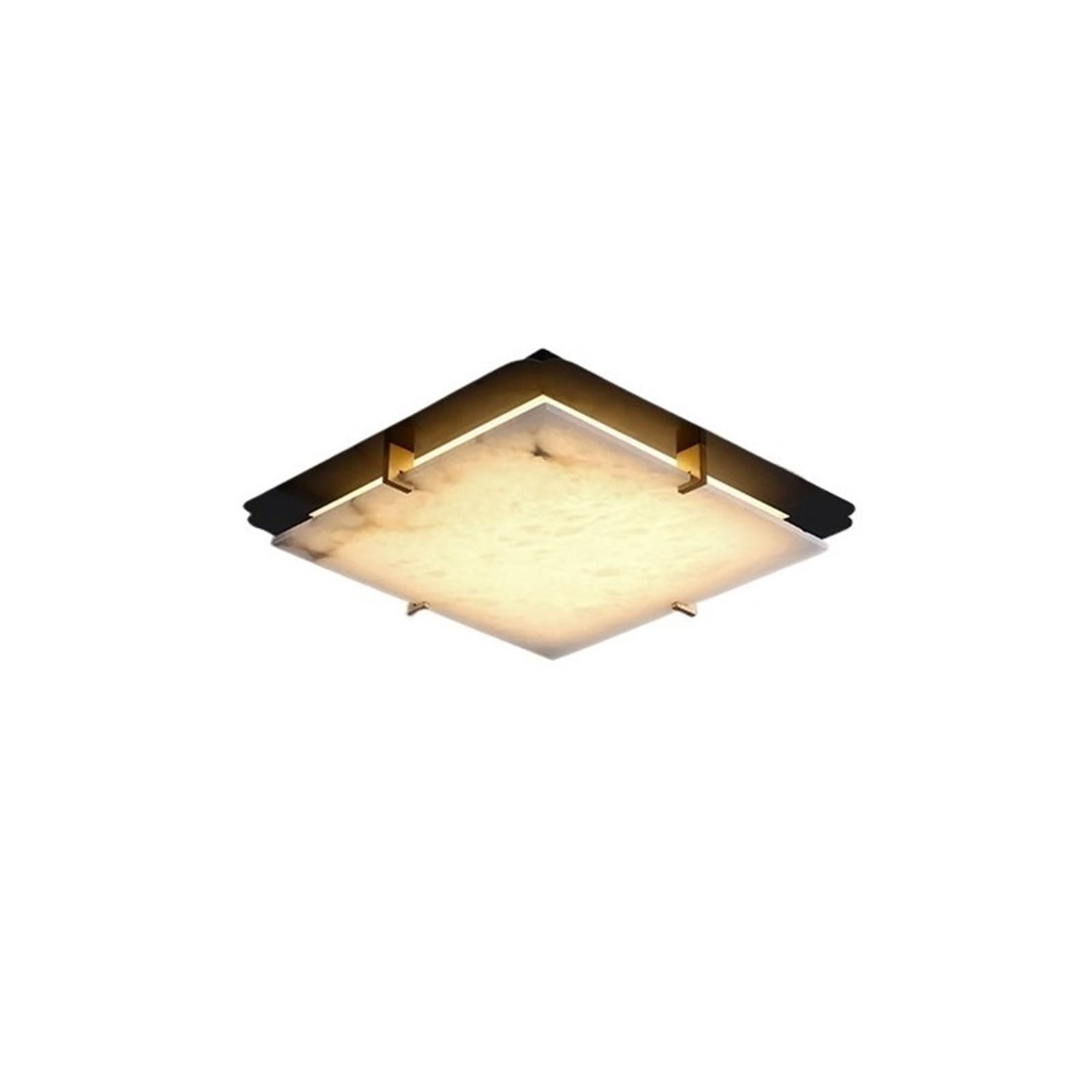 CYairong-22 Ceiling Lighting LED Creative Modern Study Bedroom Lighting Mid-Century Fengyun Stone Ceiling Lamp Ceiling Lamp