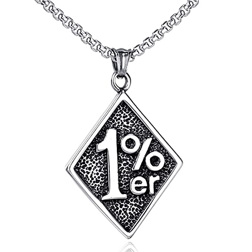 Elija un colgante de acero inoxidable, joyería colgante de acero de titanio 1% Er colgante