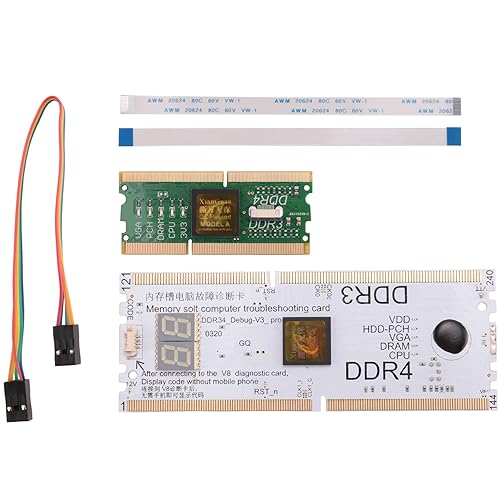 Carte de diagnostic DDR3 DDR4 pour emplacement de mémoire RAM de PC portable