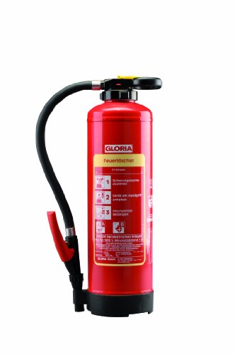 Preisvergleich Produktbild Gloria Schaum-Aufladelöscher mit intuitiver Halbautomatikauslösung, 6l, mit dreh- und abstellbarer Löschpistole, mit Wandhalter, Brandklassen AB. Leistung: 43A 183B