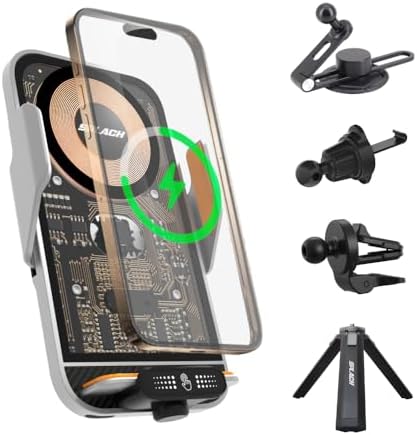 SPLACH Zippy - Soporte de carga inalámbrica para teléfono, tipo g...