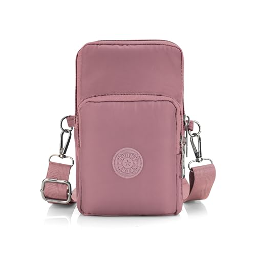 Image of JI Crossbody Phone Bag for Women Mini Wallet Bags with Adjustable Shoulder Strap Wallet Clutch Bag for Girls Zipper Phone Pouch Handbag