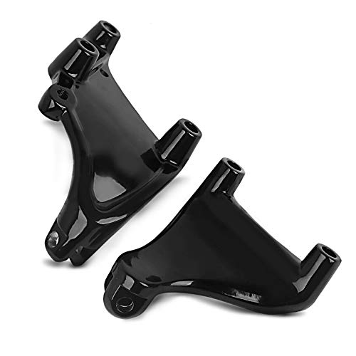 Soporte de estriberas de Pasajero Compatible para Harley Davidson Sportster 14-20 Negro