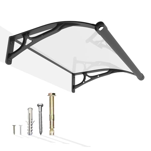 Awning for Door Entrance,40x40Inch Awnings for Doors with Drainage Sink,Window Canopy Exterior with...