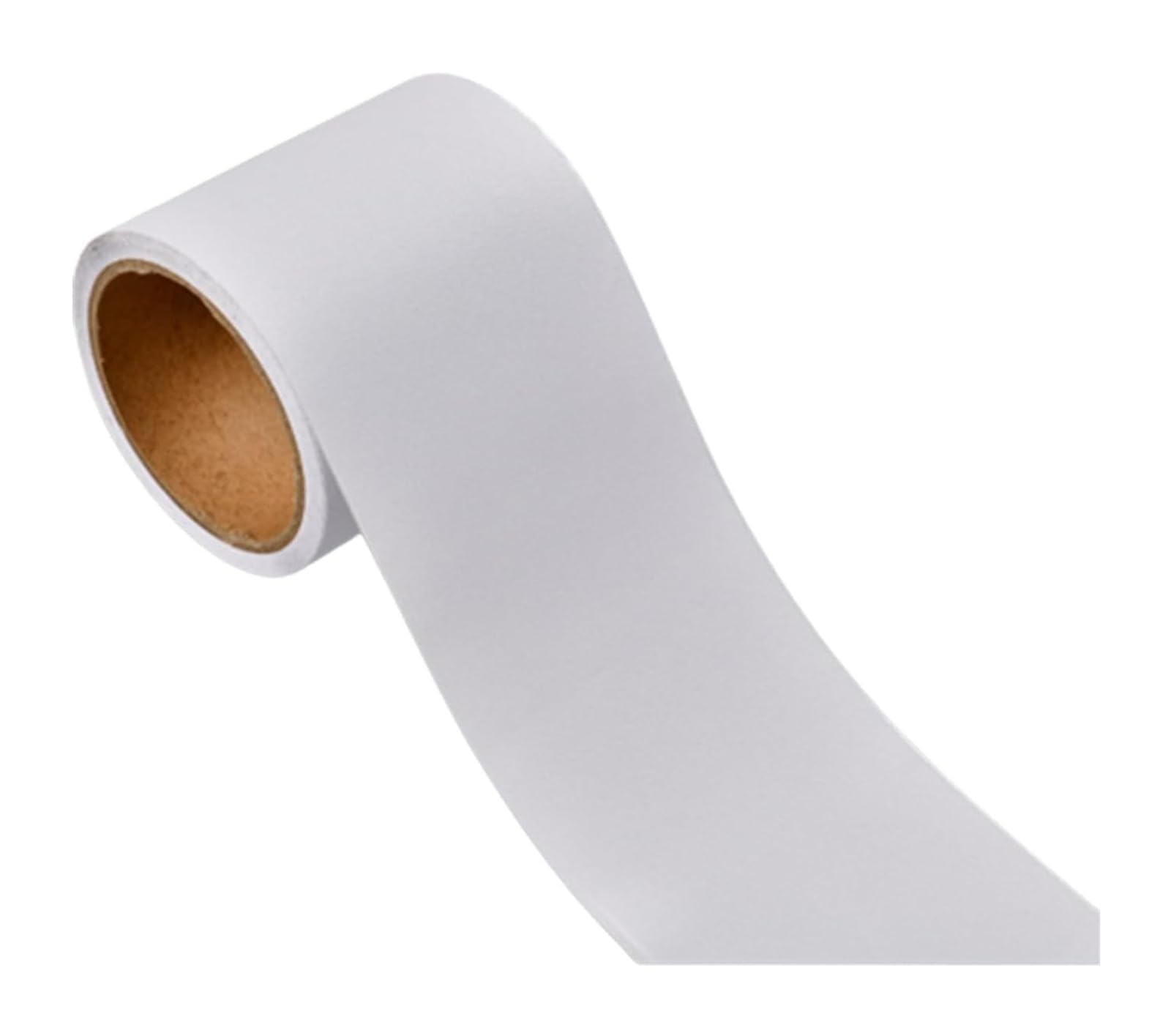 Fjqfhh White Baseboard Skirting Border, Self-Adhesive Skirting Wall Waist Line 25Mx3cm Matte Flexible Peel And Stick(White)