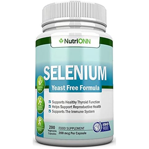 NutriONN Selenium 200mcg Supplement for Heart Health Cover