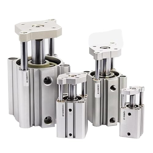 Vérin à trois axes CQMB guidé compact alésage 12mm à 100mm actionneur pneumatique anti-rotation