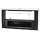 tomzz Audio 2415-041 Radioblende Set kompatibel mit Ford Focus 2 Fiesta C-Max S-Max Galaxy Mondeo Kuga Transit schwarz mit Quadlockadapter ISO Entriegelungsbügel