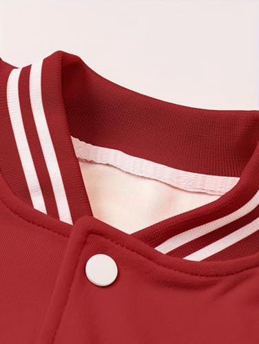 Image of ARTMINE Kids Baseball Jackets Casual Varsity Jacket School Bomber Jackets