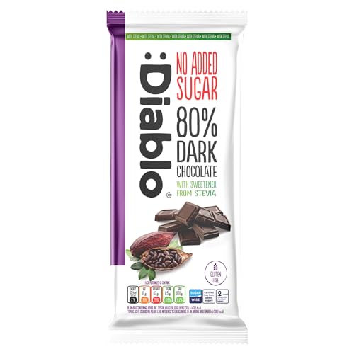 Diablo Stevia Dark Chocolate 75 gm