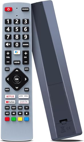 GOUYESHO Neu SHWRMC0133 Ersatzfernbedienung für Sharp Aquos Ultra HD Smart TV Kompatibel mit 24BI6EA 32BI5EA 40BI5EA 40BL2EA 40BN6EA 43BL5EA 43BN5EA 55BL5EA 65BL3EA (Keine Sprachfunktion)