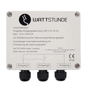 WATTSTUNDE WS12A NVS Netzvorrangschaltung Umschaltstation