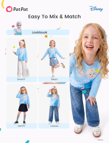 Image of Disney Kids Birthday Shirts 2-9Y, Cute Graphic Tees, Birthday Party Outfit
