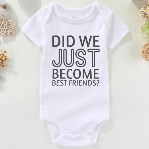 Did we just become best friends sibling set twins baby items twins essentials must haves baby clothes Baby Bodysuits2
