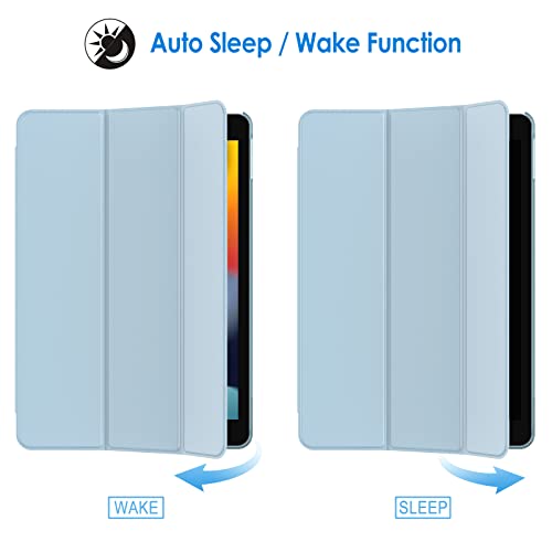 Image of JETech Case for iPad 10.2-Inch (2021 /2020 /2019 Model, 9 /8 /7 Generation), Auto Wake /Sleep Cover (Light Blue)