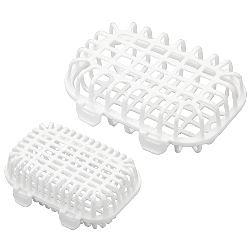 Image of Dishwasher Basket, 2-Pack Bottle Washer for Bottle Parts, BPA-Free Baskets for Small Tools, White