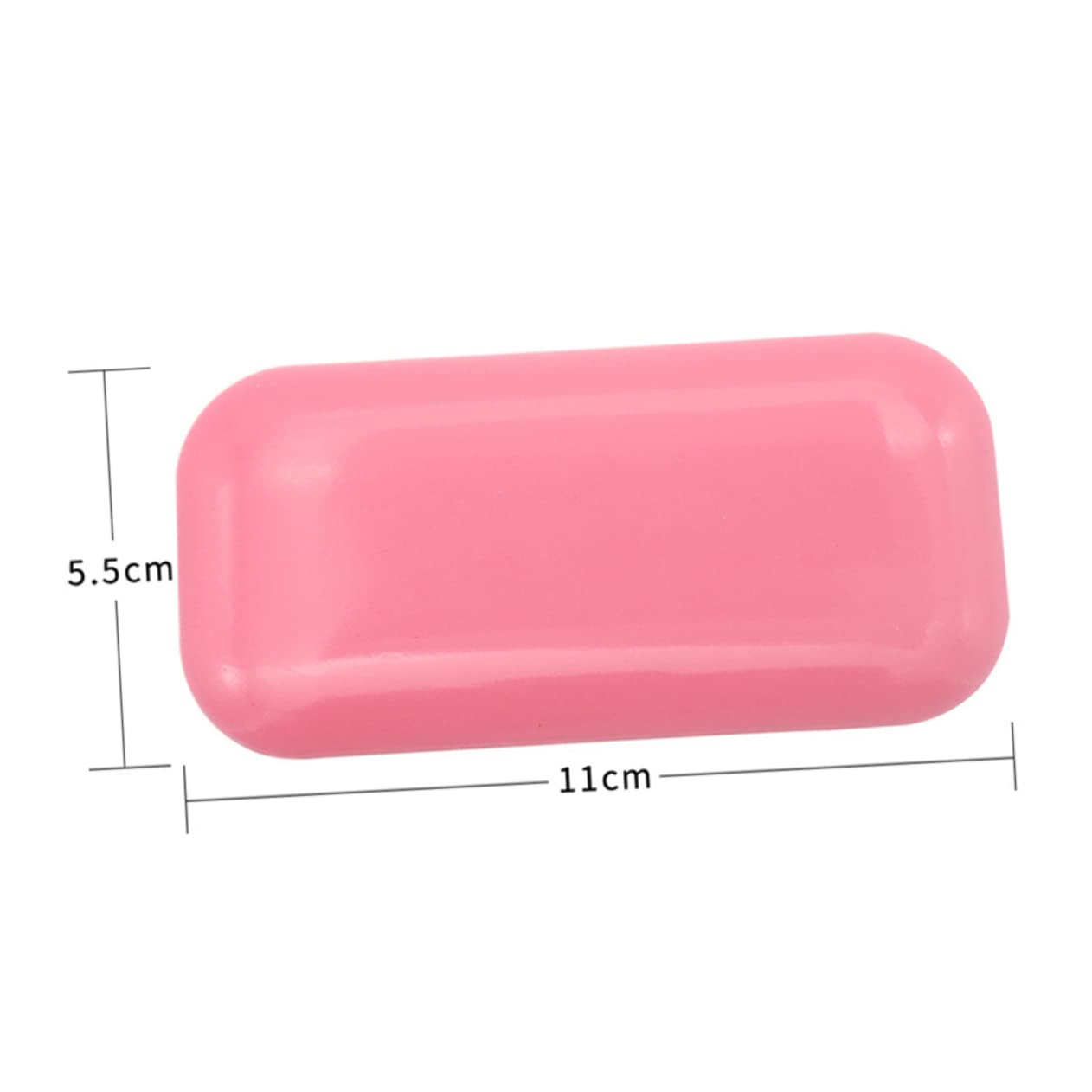 Mikinona Eye Patches Pink Eyelash Extension Gaskets Silicone Tool Washable Reusable for Beauty Salons