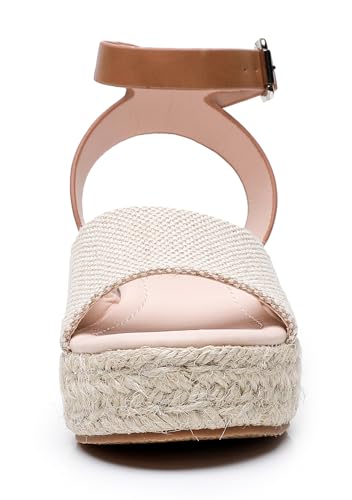 Felabo Girls' Flatform Espadrille Sandals – Open-Toe, Adjustable Ankle Strap, Casual Summer Shoes (Little Kid/Big Kid)4