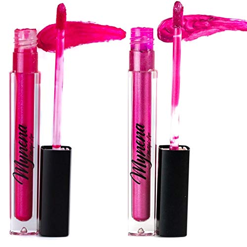 Liquid Metallic Lipstick Set Matte Waterproof Kissproof Long Lasting Vicky - Wanda