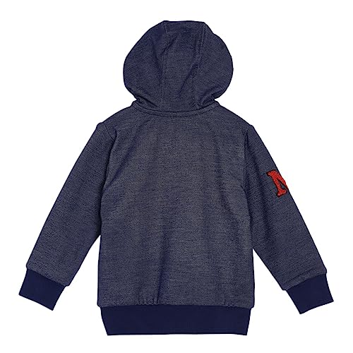 Image of miniklub Unisex Navy Blue Solid Sweatshirt