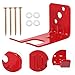 BUGUUYO 4pcs Bracket Wall Mount Holders for Easy Installation Compatible Fire Extinguishers Sturdy Construction Eye-catching