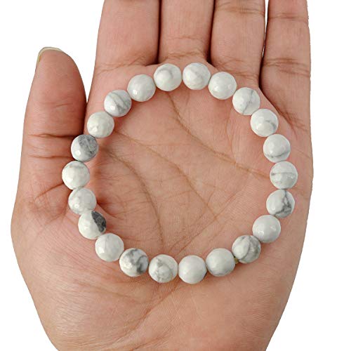 Image of Reiki Crystal Products Certified Natural Crystal Stone 8 mm Diamond Cut /Faceted Beads Bracelet for Men & Women | Reiki Charged Gemstone Bracelet | Multiple Crystal Variants Available