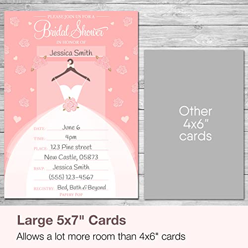 30 Bridal Shower Invitations With Envelopes (30 Pack) - Wedding Shower Invitations #TOP3