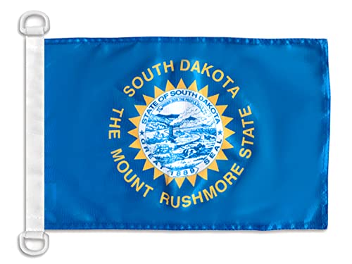 AZ FLAG South Dakota Nautical Flag 18'' x 12'', US state of Dakota du Sud flags 30 x 45 cm, Banner 12x18 in for boat — image 1