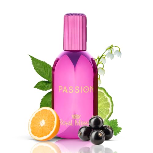 Royal Mirage Passion Eau de Toilette for Women & Men - Lavish Fruity Floral Perfume Spray with Citrus & Caramel Notes - 3.4 oz / 100ml