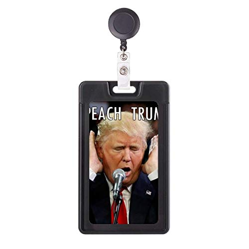 Porte-badge rétractable Trump satirique pour égayer vos journées de bureau