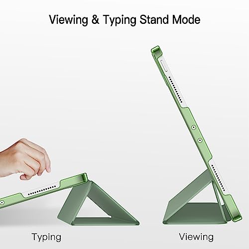 Image of JETech Cover Case for iPad Pro 11-Inch, 2022 /2021 /2020 /2018 Model (4th /3rd /2nd /1st Generation), Compatible with Pencil, Cover Auto Wake /Sleep (Matcha Green)