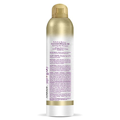 Ogx Extra Strength Refresh Restore + Dry Shampoo, Coconut Miracle Oil, 5 Ounce #TOP1