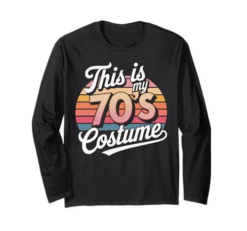 Mi Disfraz de los 70s | Ropa Disco | Estilo Retro Manga Larga