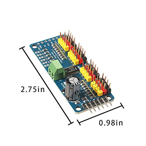 Image of 3PCS PCA9685 16 Channel 12 Bit PWM Servo Driver Board IIC Interface PCA9685 Module Controller Compatible with Raspberry Pi