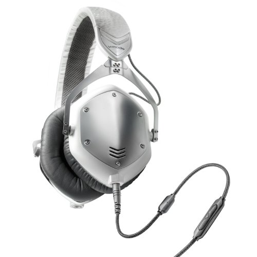 V-Moda Crossfade M-100 Over-Ear Noise-Isolating Metal Headphone (White Silver) #TOP7