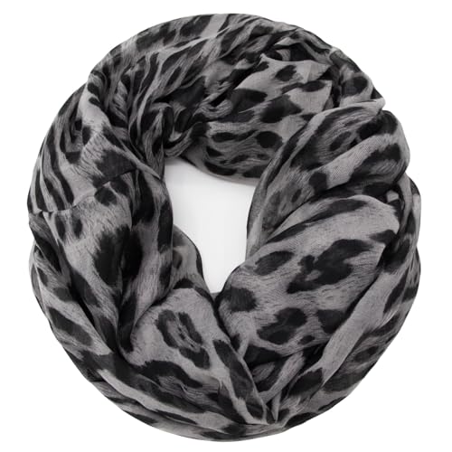 Glamexx24 Bufanda para mujer, diseño de Leo, bufanda larga, pañuelo de tub para niñas, con estampado de animales