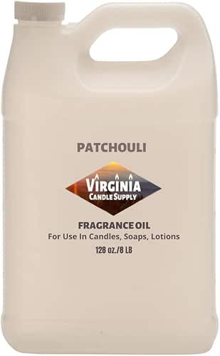 Patchouli Fragrance Oil (8 LB Bottle) for Candle Making, Soap