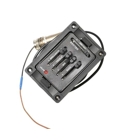 4バンドEQプリアンプ クラシックアコースティック楽器用4ギターピックアップ アクセサリーパーツ 楽器のピックアップ