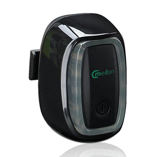 Meilan Smart Bike Tail LED intermitente X6 USB recargable con choque y luz del día de detección de liberación rápida 50 lúmenes ...