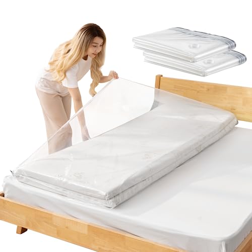 2PCS Mattress Vacuum Bag, 240 * 120cm Large Vacuum Mattress Bag, Reusable Space Saver Bags