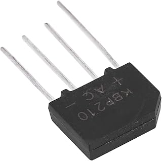 Diode Bridge, 2A 1000V Diode Bridge KBP210 Flat Rectifier Bridge for Electronic Circuit for Electronic DIY Project, Schottky Diodes (5 for Sale)