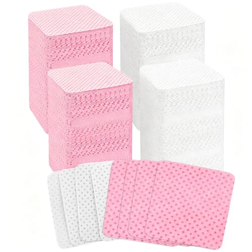 LNDIEHS 720Pcs Lint Free Nail Wipes Nail Supplies Nail Polish Wipe Pads Gel Nails No Lint Naile Glue Wipes Super Absorbent Soft Non-Woven for Fingernail Polish Remover Eyelash Extensions Nail Art