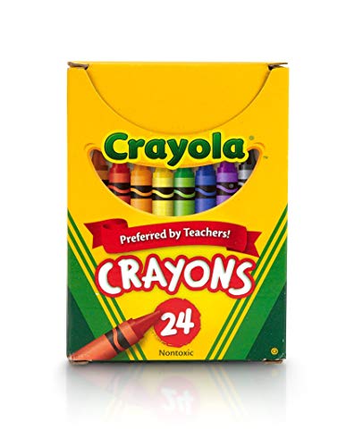 Crayola Classic Color Pack Crayons, Tuck Box, 24 per Pack (52-0024)